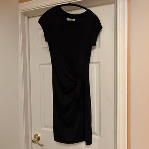 NWT Black Tee Shirt Wrap Dress